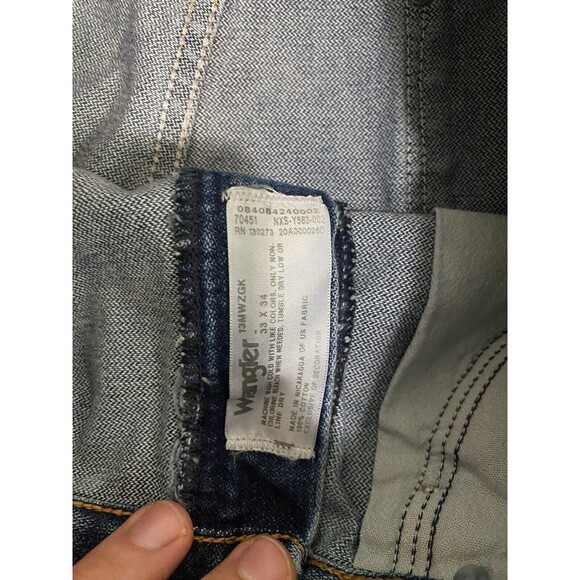Wrangler Cowboy Cut Original Fit 13MWGK Mens Blue Jeans 33x34 Slim Fit Premium - Picture 2 of 9